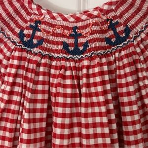 Smocked Anchor dress size 6